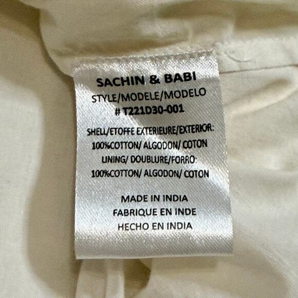 NWT Sachin & Babi Pippa Ivory Lace Tiered Maxi Dress Size 8 Ethereal Fairycore - Picture 11 of 15